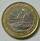 Финляндия 1 евро 2000 года