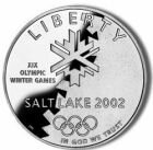 США 1 доллар 2002 года Олимпиада в Солт-Лейк-Сити