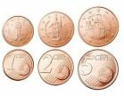 Набор монет Сан-Марино 1+2+5 евроцента