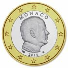 Монако 1 евро 2014 года