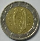 Ирландия 2 евро 2002 года. Регулярный чекан